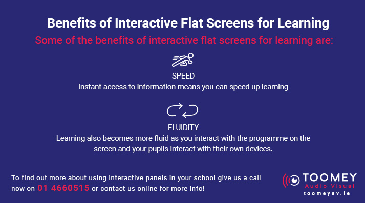 Benefits of Interactive Flatscreens for Learning