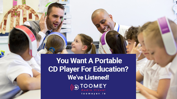 Portable CD Player For Education - Toomey Audio Visual