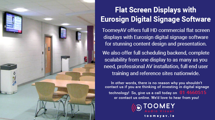 Eurosign Digital Signage Software Ireland - Toomey AV