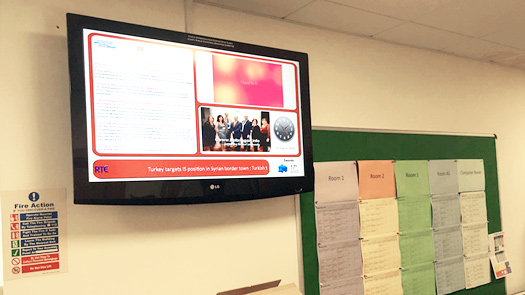 Toomey Audiovisual - Digital Signage for Schools