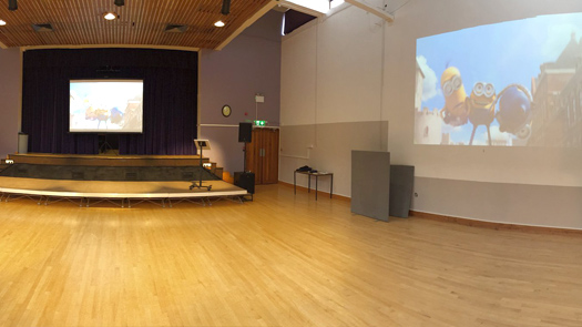 Hall School - Long Projector and AV System - Toomey