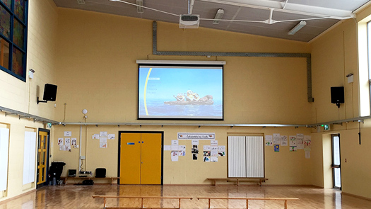 Long Projector and AV System - Hall School - Toomey