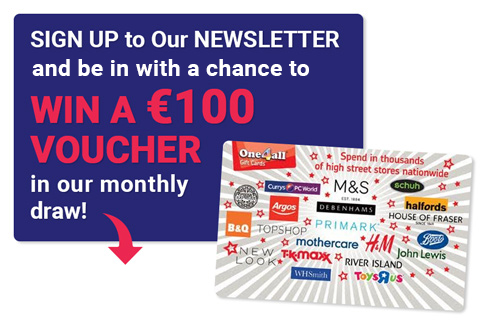 Win a Voucher - Toomey AV Monthly Prize Draw