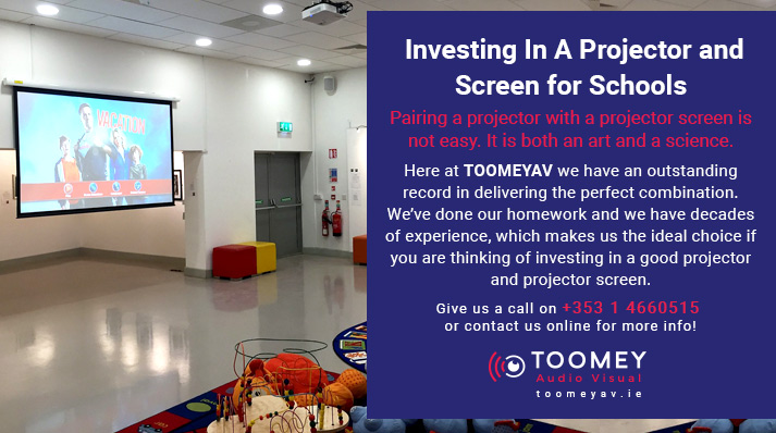 Investing in a projector screen for schools - Toomey Audio Visual