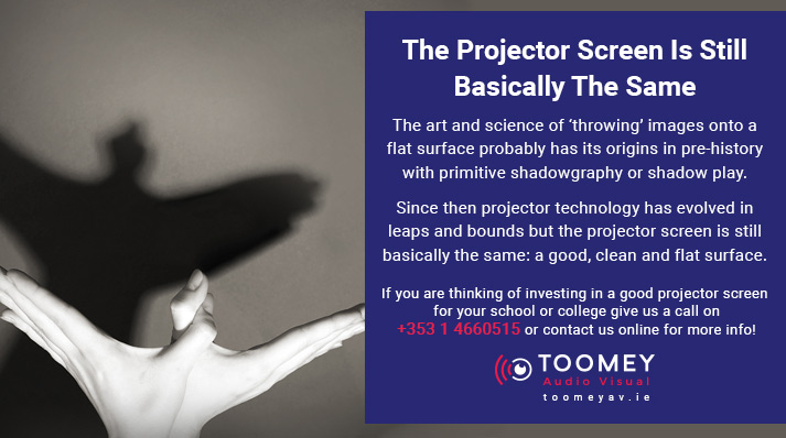 Origins of the Projector Screen - Toomey Audio Visual