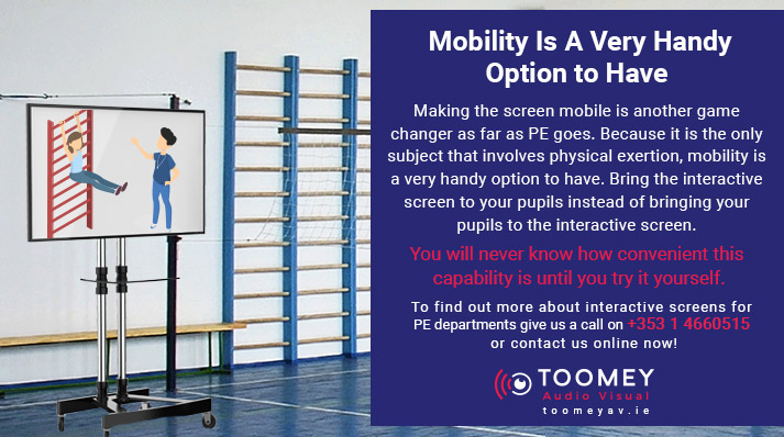 Interactive Flat Screens for PE Departments - Toomey Audio Visual