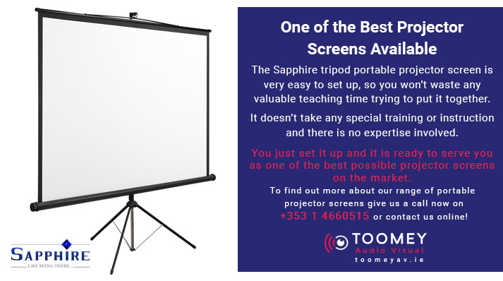 Best Portable Projector Screen for Schools