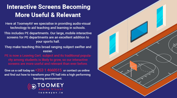 Interactive Screens for PE Classes - Toomey AV