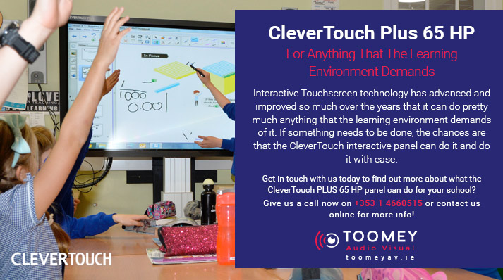 CleverTouch Plus 65 HP - The Modern Interactive Panel for the Modern School