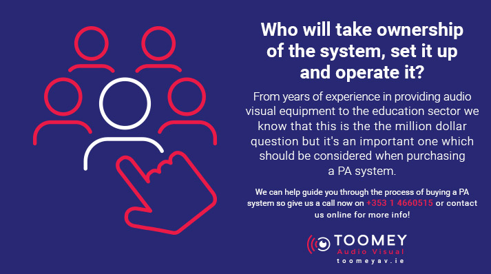 Ownership of Portable PA System within Schools