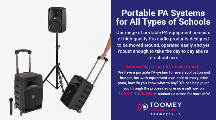 Portable PA Systems for Schools - Toomey AV