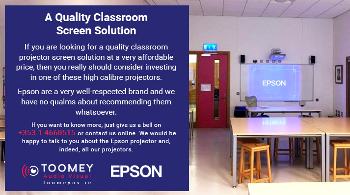 EPSON Projector Screens for Classrooms - Toomey AV Ireland