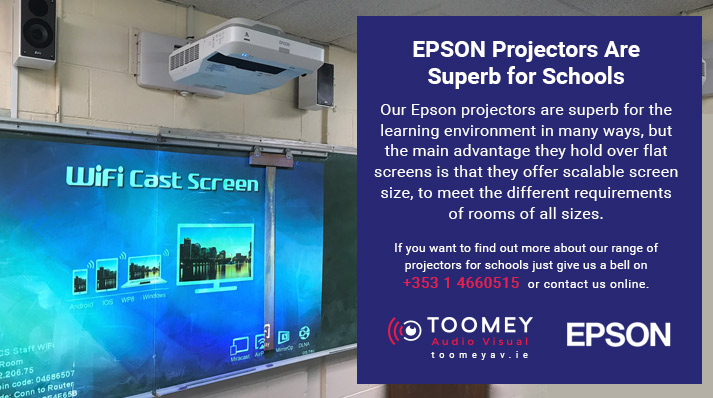 EPSON Projectors for Schools - Toomey AV Ireland