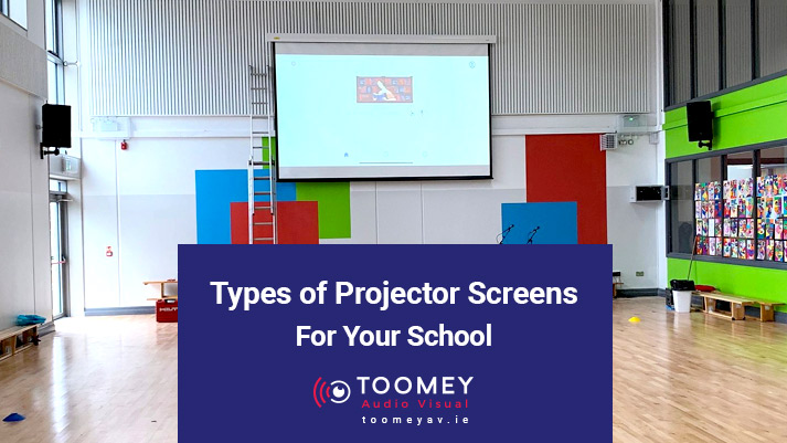 Types of Projector Screens for Your School - Toomey AV