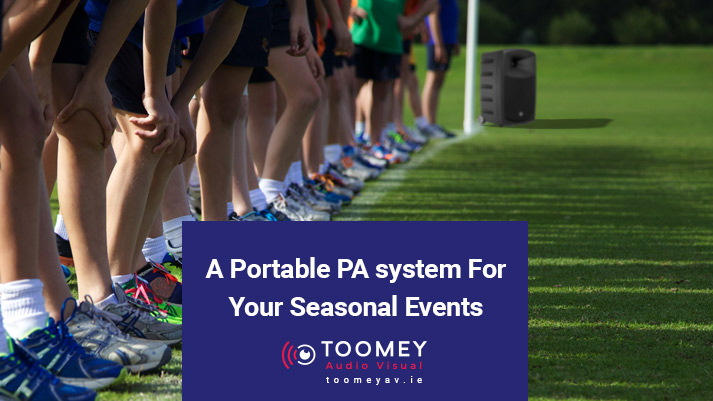 Portable PA System for Seasonal School Events - Toomey