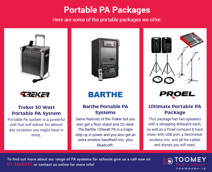 Portable PA Packages for Schools - Toomey AV