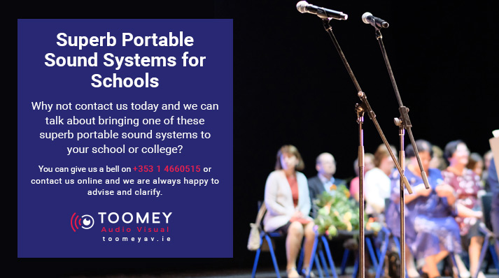 Sound System for Schools Events - Toomey AV Dublin