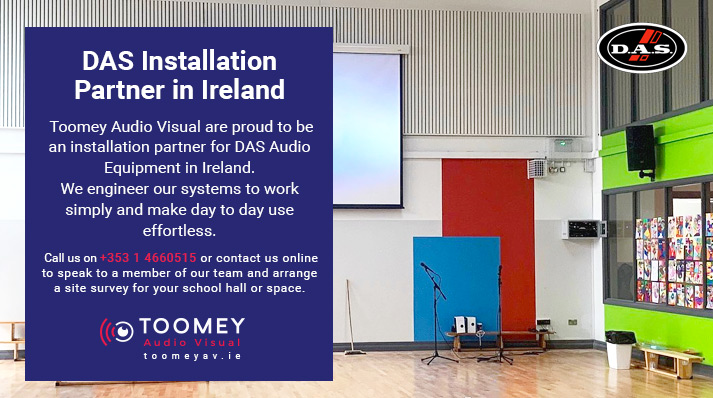 DAS Speaker Installation Schools Ireland - Toomey Audiovisual