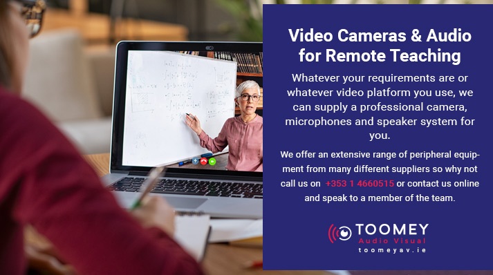 Video Cameras and Audio for Remote Teaching - Toomey Audiovisual