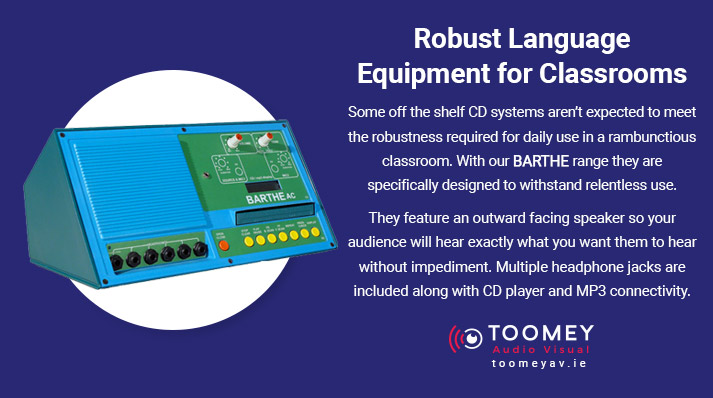 Robust Barthe Language Equipment Clasroom - Toomey AV Ireland