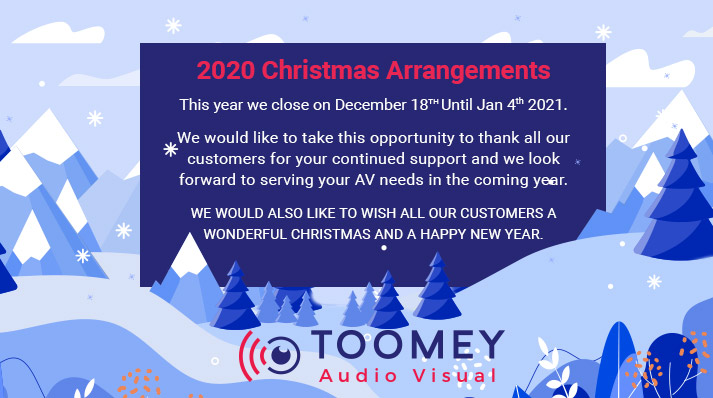 2020 Christmas Arrangements - Toomey AV