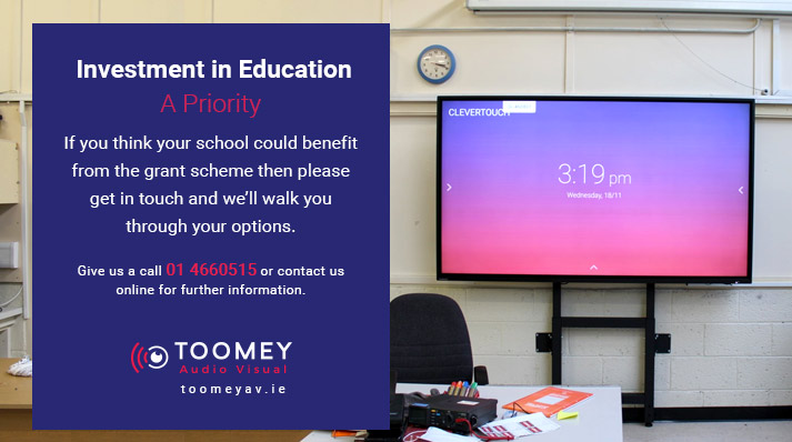 Investment in Education - Irish Grant Scheme - Toomey AV