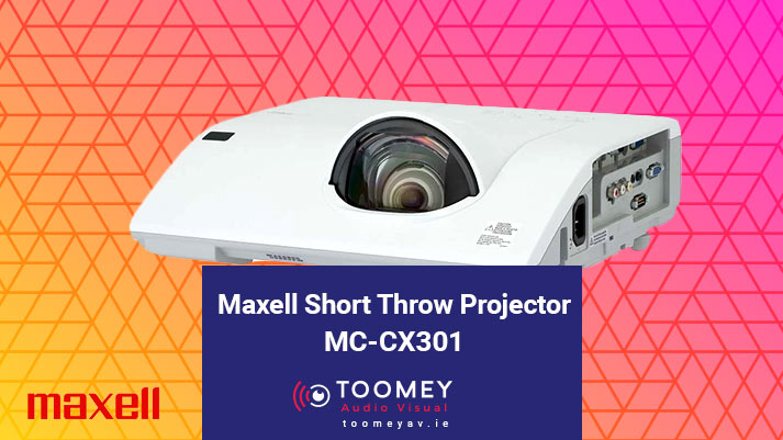 Maxell Short Throw Projector MC-CX301 - Toomey AV Dublin