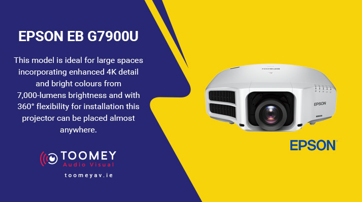 Projectors Schools - EPSON G7900U - Audiovisual Providers Ireland