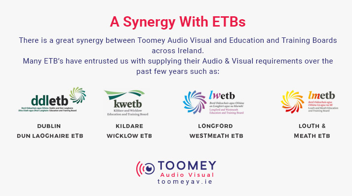 Synergy with ETBs - Toomey Audiovisual