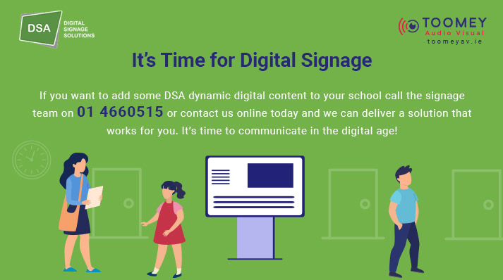 Digital Signage Schools Ireland - Toomey
