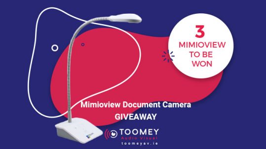 Mimioview Document Camera Giveaway - ToomeyAV