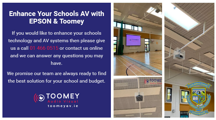 Audiovisual School Hall Installation Ireland - Toomey AV