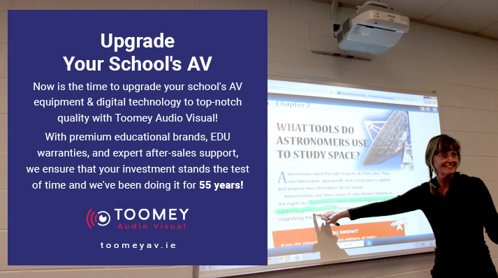 Upgrade Your Schools AV Toomey AV