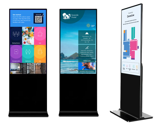 Totems CleverLive - Digital Signage Schools Ireland - Toomey AV