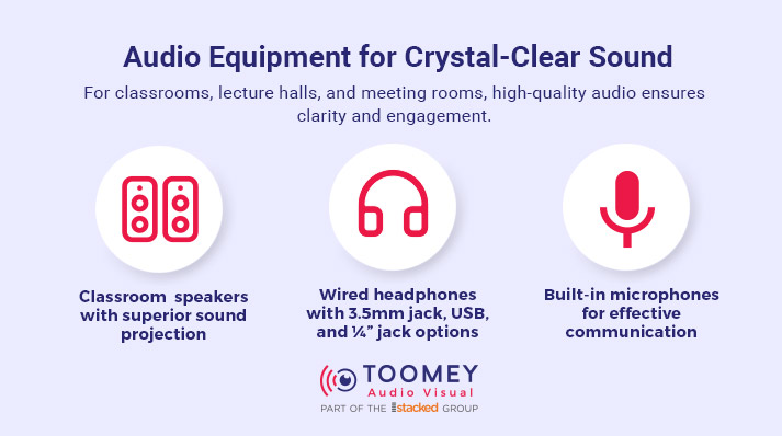 Audio Equipment for Crystal-Clear Sound - ToomeyAV