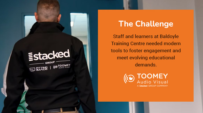 Baldoyle Training Centre Toomey AV - The Challenge - Case Study