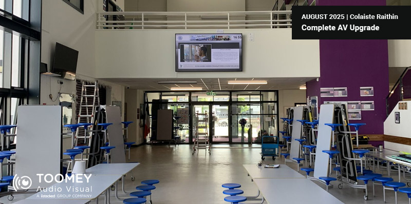 AV Upgrade Colaiste Raithin ToomeyAV