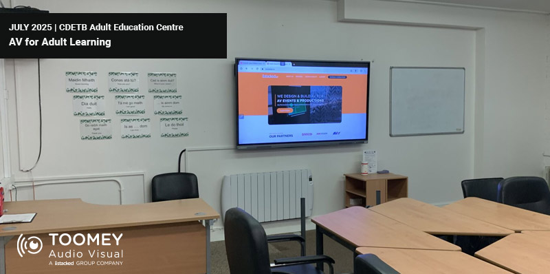 Clevertouch Installation CDETB Adult Education Centre