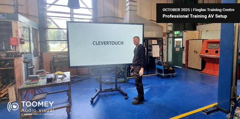 Finglas Training Centre Interactive Clevertouch Installation - ToomeyAV