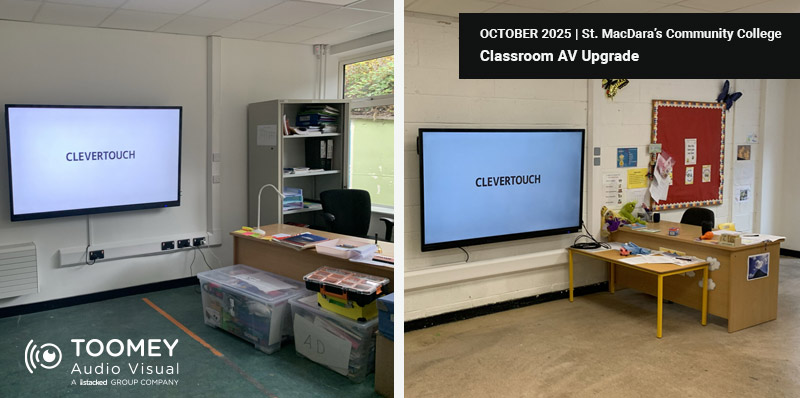 Interactive Flatscreen Instalation St MacDaras Community College