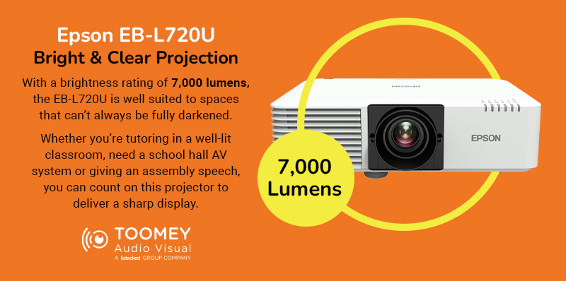 Epson EB-L720U Bright Clear Projection - ToomeyAV
