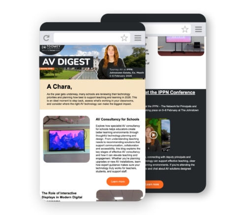 ToomeyAV AVDigest - Classrooms Audiovisual Equipment Ireland