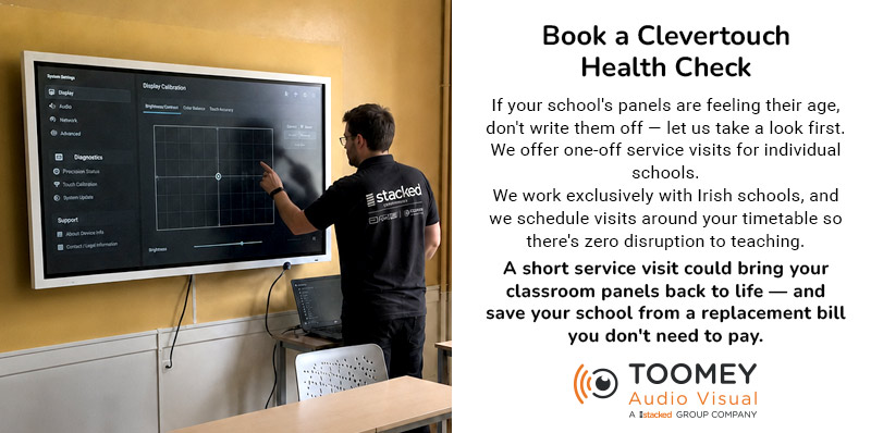 Book Clevertouch Health Check ToomeyAV